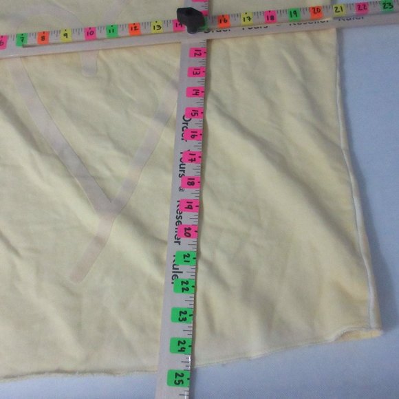 Better Rich NY Heart crew Julia Sweatshirt sunlight yellow women's SMALL NEW - Picture 5 of 9